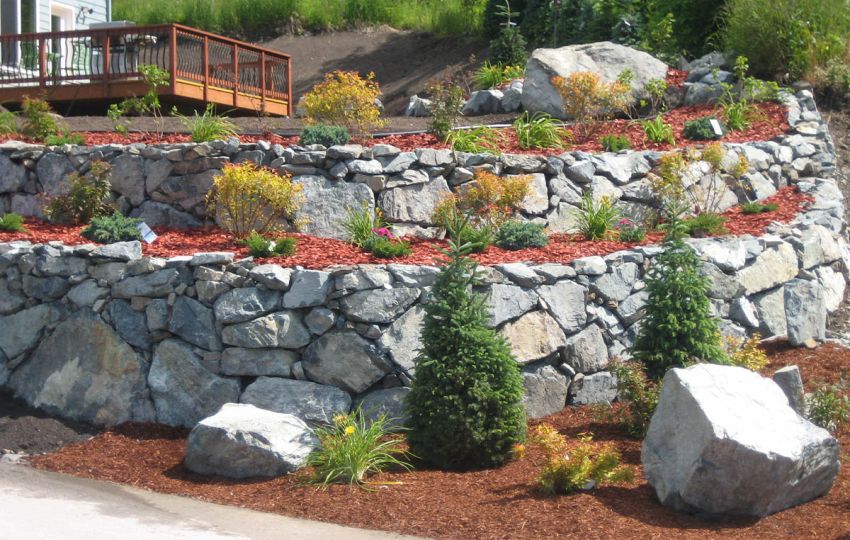 Rock Retaining Walls