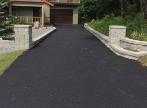 Paved driveway