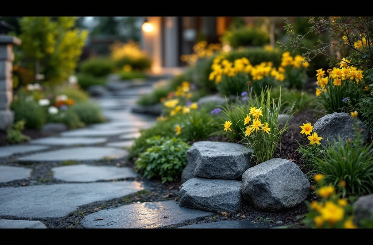 Professional image illustrating Key Elements of Custom Landscaping in Anchorage