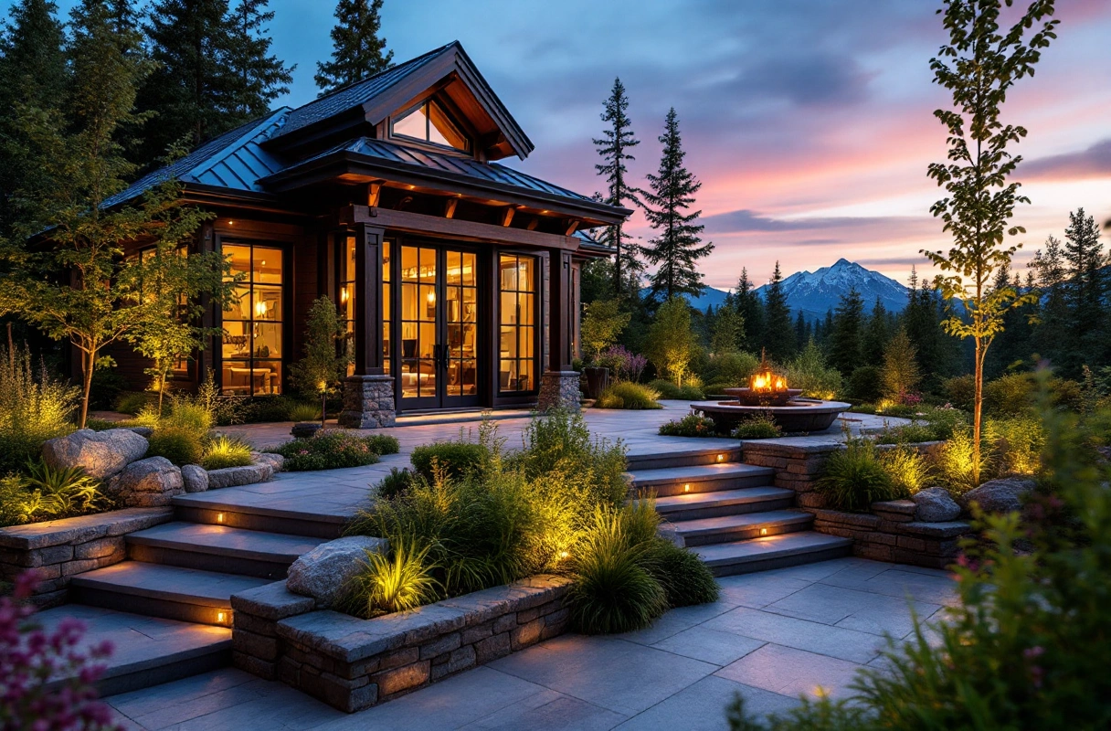 Professional image illustrating The Importance of Custom Landscaping and Outdoor Design in Anchorage