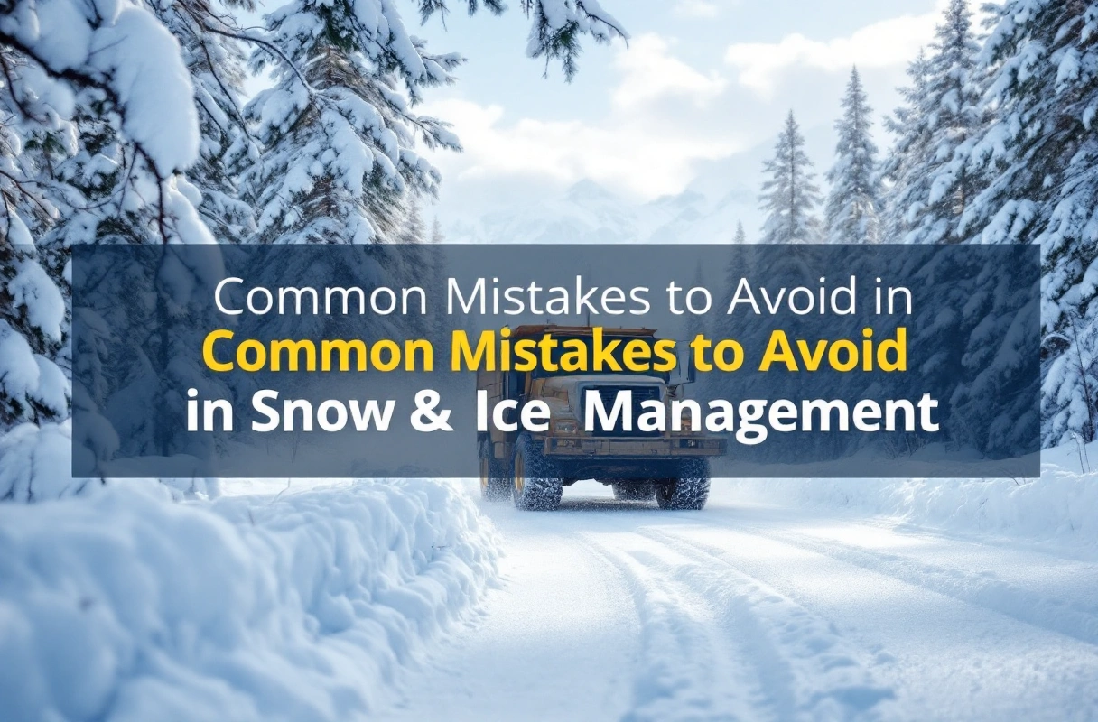Professional image illustrating Common Mistakes to Avoid in Snow and Ice Management