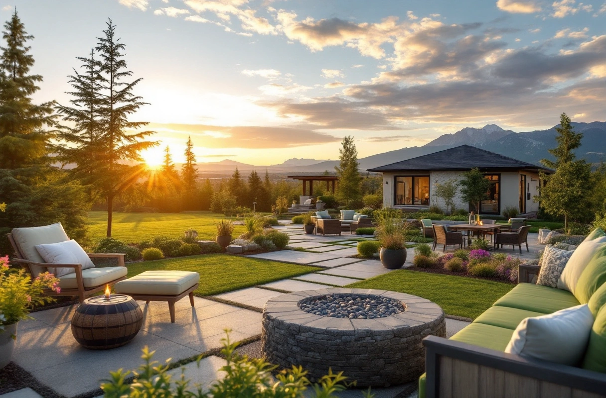 Professional image illustrating Top Trends in Landscape Design for Anchorage Homes