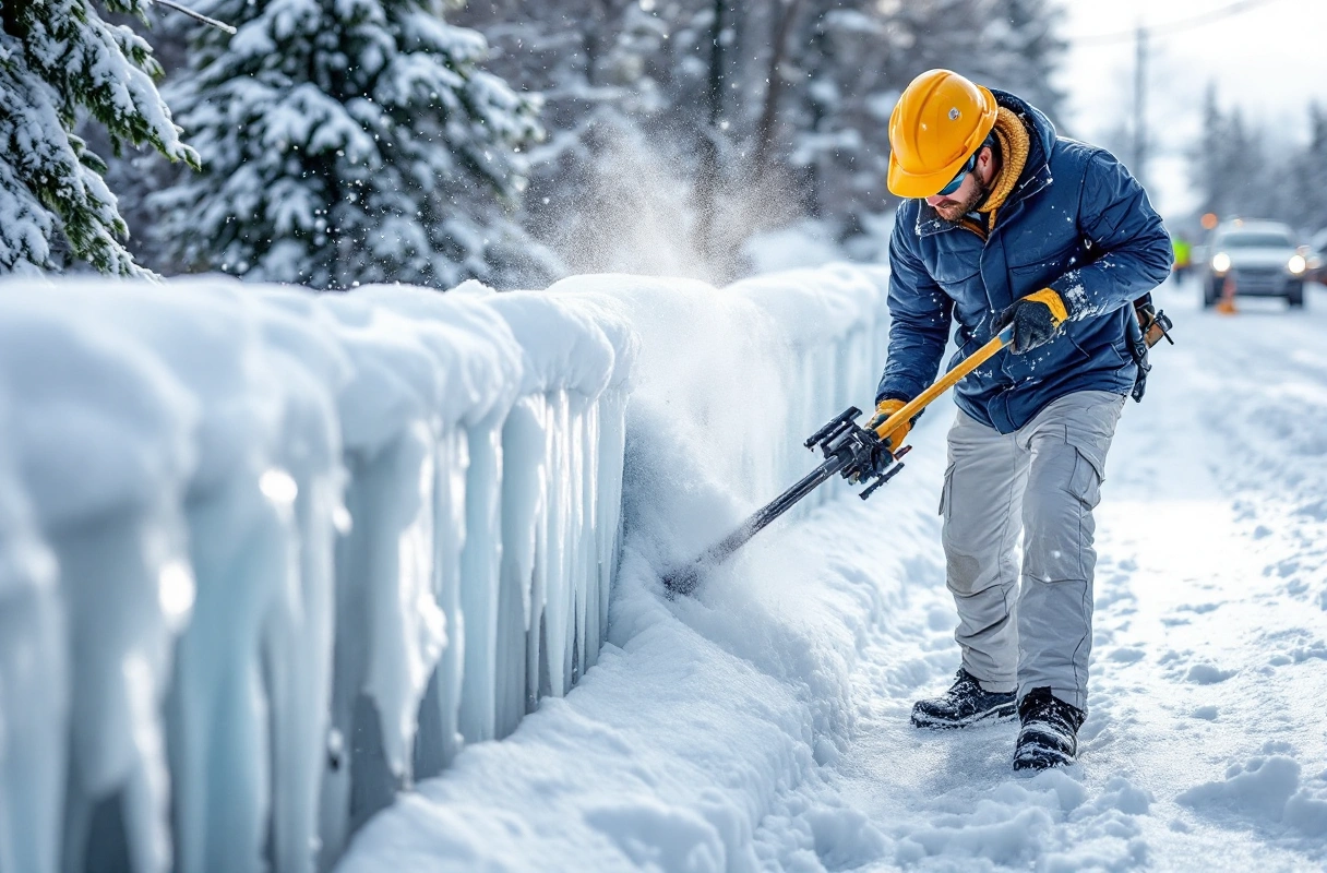 Professional image illustrating Common Misconceptions About Snow and Ice Management