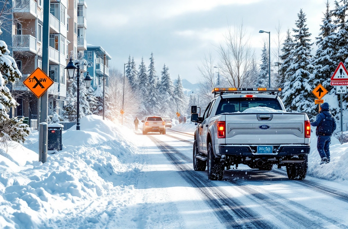 Professional image illustrating Essential Strategies for Winter Landscape Protection