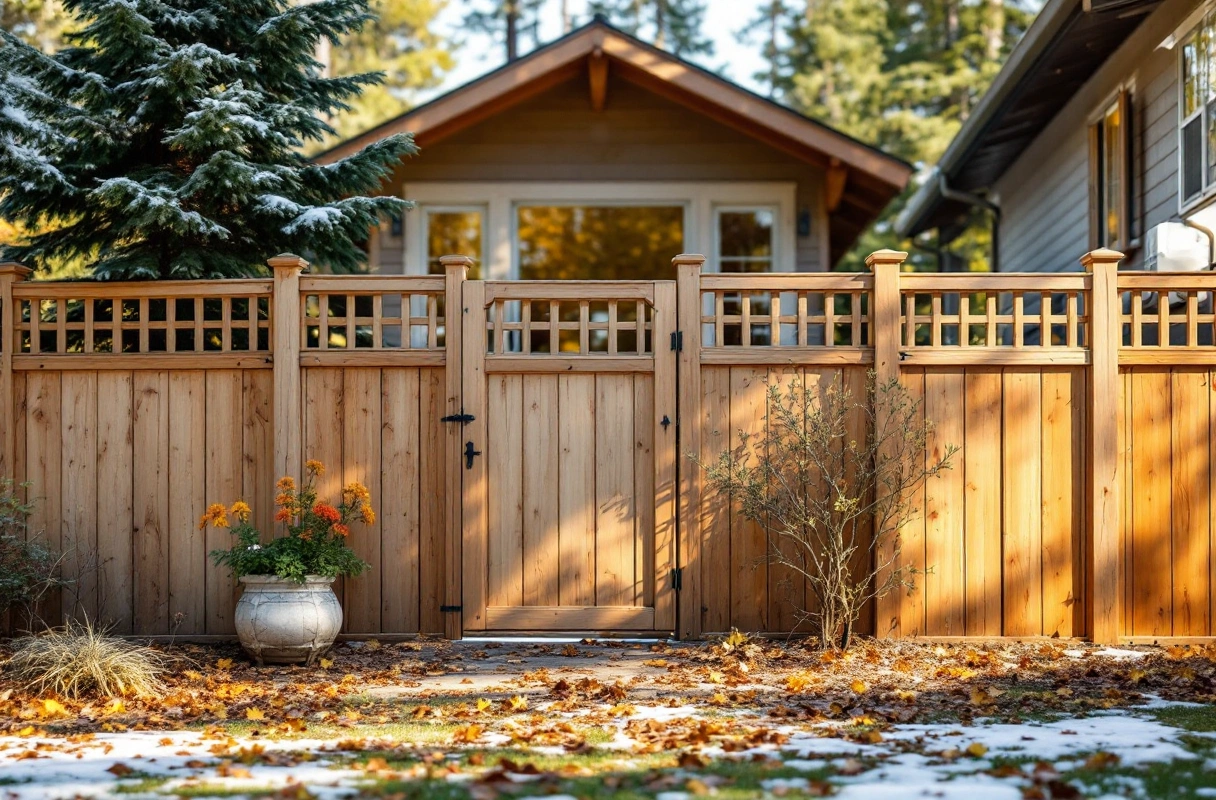 Professional image illustrating Key Characteristics of Wood Fencing